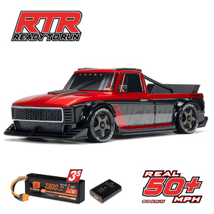 Arrma Infraction Grom 3S 4X4 1/12th RTR Brushless RC Truck Red/Black