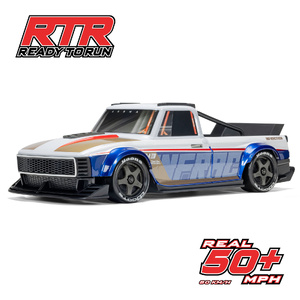 ARRMA 1/12 Infraction Grom 3S 4X4 Ready-To-Run Brushless All-Road Street Bash, Blue/Red