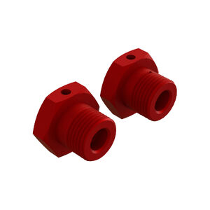 ARRMA ARA310904 Aluminium Wheel, 17mm Hex, Red (2)