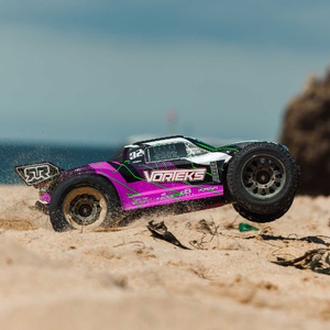 Arrma Vorteks Mega 550 2WD 1/10th Stadium Truck RTR with Battery & Charger Purple