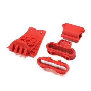 ARRMA ARA320777 Lower Skid & Bumper Mount Set, Red
