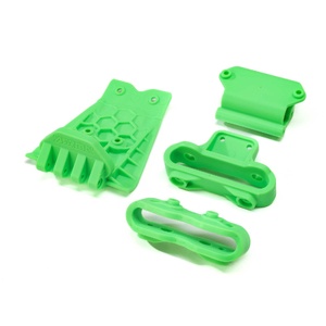 Arrma ARA320791 Lower Skid And Bumper Mount Set, Green