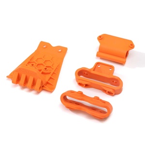 Arrma ARA320795 Lower Skid & Bumper Mount Set, Orange