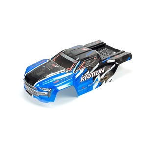Arrma ARA406157 1/8 Trimmed and Painted Body w/ Decals, Blue: KRATON 6S BLX