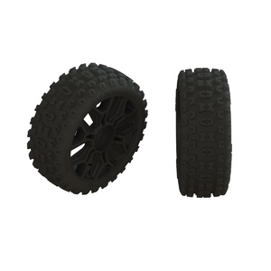 ARRMA AR550057 DBOOTS '2HO' Tire Set Glued (Black, 2pcs)