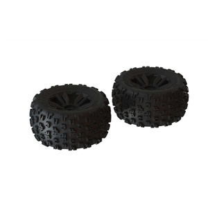 Arrma ARA550059 dBoots Copperhead2 MT 3.8 Pre-Mounted Tyres 17mm Hex Black 2pcs