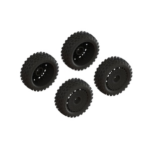 Arrma dBoots '2-HO' Tire Set Glued Black 2 Pairs - ARA550114