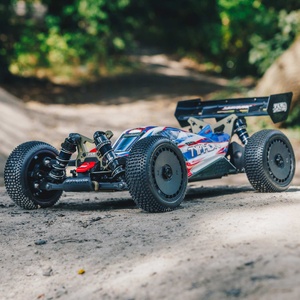 Arrma Typhon 6S TLR Tuned 4X4 RTR 1/8 Brushless Buggy, Red/Blue