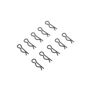 Arrma AR320005 Black Body Clips 6mm, 10pcs