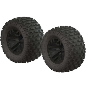 Arrma AR550044 1/10 Dboots Fortress MT 2.2/3.0 Pre-Mounted Tires, 14mm Hex, 2pcs