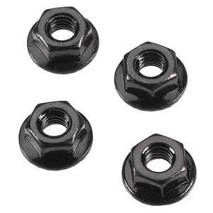 Arrma AR708003 Serrated Flange Wheel Nut 4mm, 4pcs