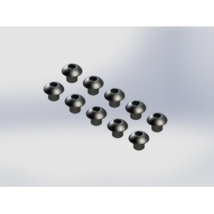 ARRMA AR721303 Button Head Hex Machine Screw M3x3mm (10pcs)