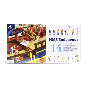 Artesania Latina HMS Endeavour Crew Figurines & Accessories Set, 14pcs