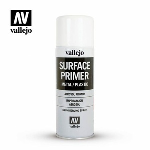 VALLEJO Aerosol Spray Paint White Primer #28.010