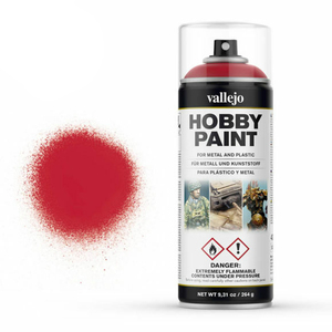 VALLEJO Aerosol Spray Paint Bloody Red  28.023