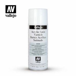 VALLEJO Aerosol Spray Paint Acryic Satin Varnish  28.532