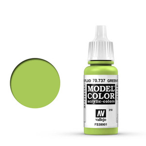 Vallejo Model Color 70.737 Green Fluorescent acrylic Paint 17ml