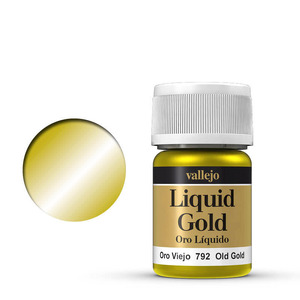 Vallejo Old Gold 70.792 Metalic Paint 35ml