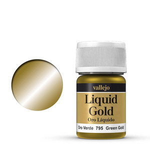 Vallejo Green Gold 70.795 Metalic Paint 35ml