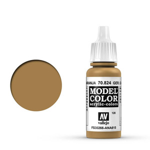 Vallejo Model Color 70.824 German Camouflage Orange Ochre acrylic Paint 17ml