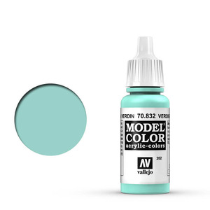 Vallejo Model Color 70.832 Verdigris Glaze acrylic Paint 17ml