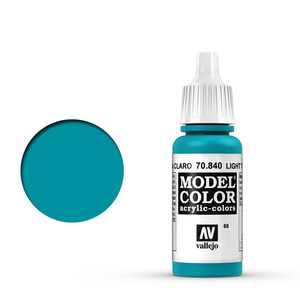 Vallejo Model Color 70.840 Light Turquoise acrylic Paint 17ml