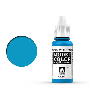 Vallejo Model Color 70.841 Andrea Blue acrylic Paint 17ml