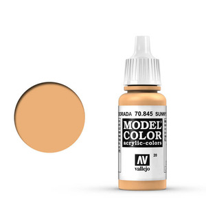 Vallejo Model Color 70.845 Sunny Skin Tone acrylic Paint 17ml