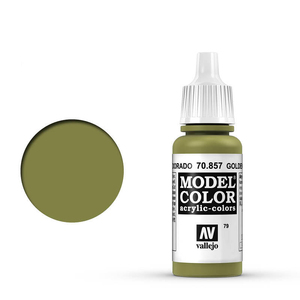Vallejo Model Color 70.857 Golden Olive acrylic Paint 17ml