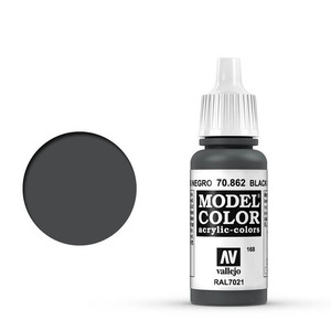 Vallejo Model Color 70.862 Black Grey acrylic Paint 17ml