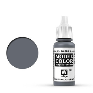 Vallejo Model Color 70.869 Basalt Grey acrylic Paint 17ml