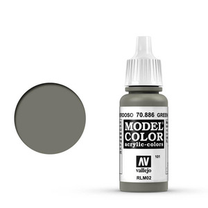 Vallejo Model Color 70.886 Green Grey acrylic Paint 17ml