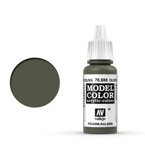 Vallejo Model Color 70.888 Olive Grey acrylic Paint 17ml
