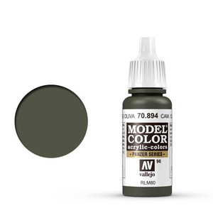 Vallejo Model Color 70.894 Camouflage Olive Green acrylic Paint 17ml