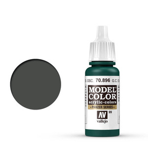 Vallejo Model Color 70.896 German Camouflage Extra Dark Green acrylic Paint 17ml