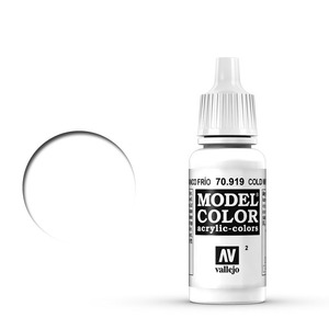 Vallejo Model Color 70.919 Cold White acrylic Paint 17ml