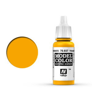 Vallejo Model Color 70.937 Transparent Yellow acrylic Paint 17ml