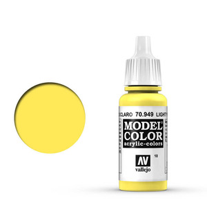 Vallejo Model Color 70.949 Light Yellow acrylic Paint 17ml