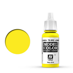 Vallejo Model Color 70.952 Lemon Yellow acrylic Paint 17ml
