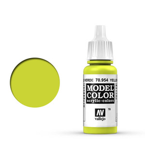 Vallejo Model Color 70.954 Yellow Green acrylic Paint 17ml
