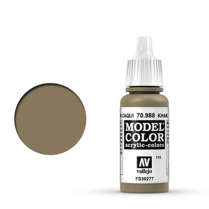 Vallejo Model Color 70.988 Khaki acrylic Paint 17ml