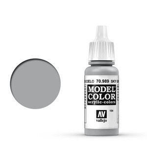 Vallejo Model Color 70.989 Sky Grey acrylic Paint 17ml