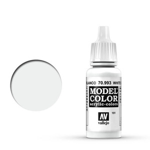 Vallejo Model Color 70.993 White Grey acrylic Paint 17ml