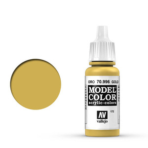 Vallejo Model Color 70.996 Gold acrylic Paint 17ml