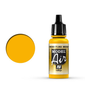 Vallejo Model Air 71.002 Medium Yellow Airbrush Paint