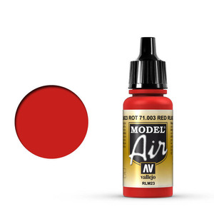 Vallejo Model Air 71.003 Red RLM23 Airbrush Paint