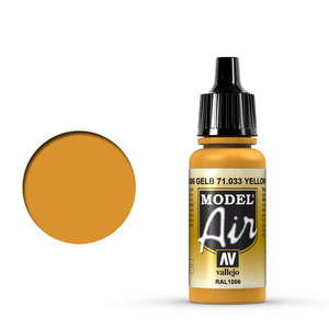 Vallejo Model Air 71.033 Yellow Ochre Paint