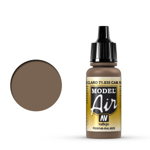 Vallejo Model Air 71.035 Camouflage Pale Brown Paint