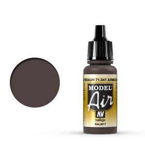 Vallejo Model Air 71.041 Armour Brown Paint