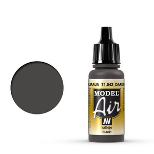 Vallejo Model Air 71.042 Dark Brown RLM61 Paint
